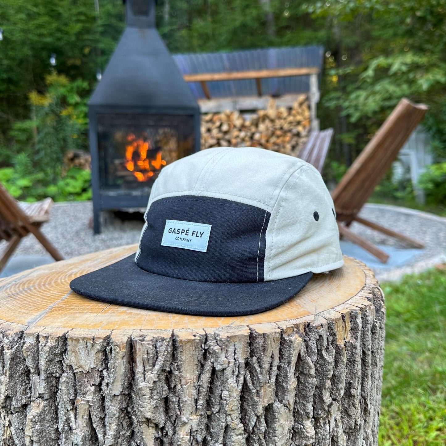 GFC Camper Cap - Organic Black and Bone