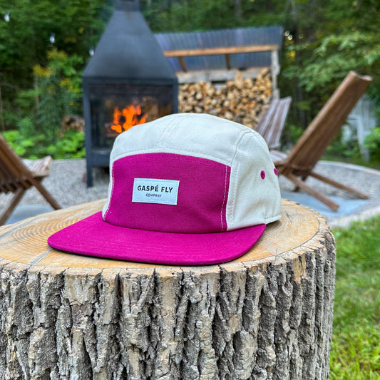 GFC Camper Cap - Organic Raspberry and Bone